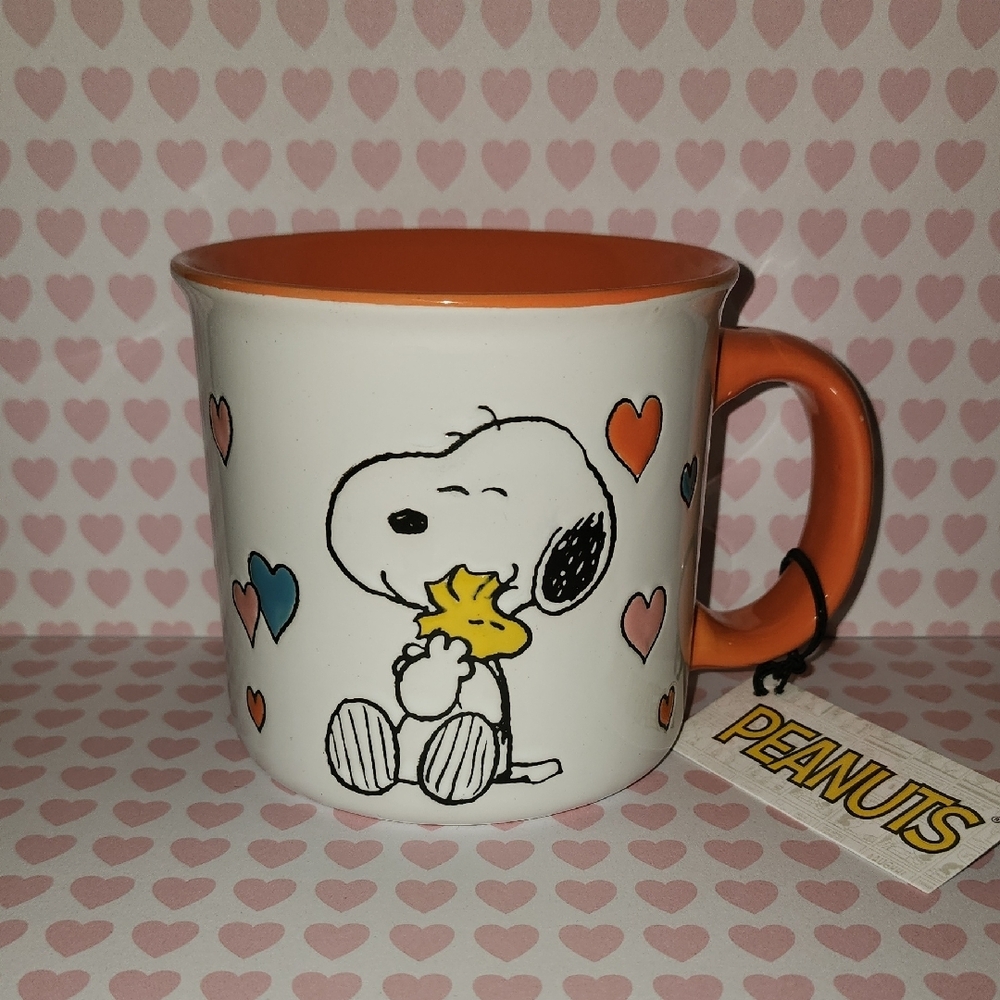 Peanuts Snoopy Mug with Orange Interior